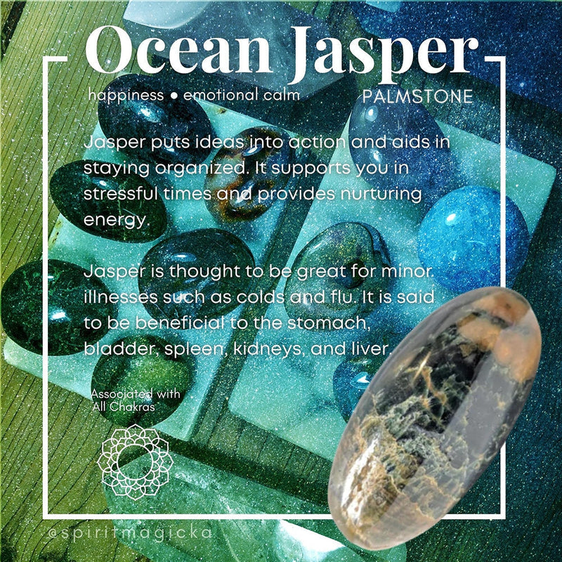 Ocean Jasper Palmstone - palmstone